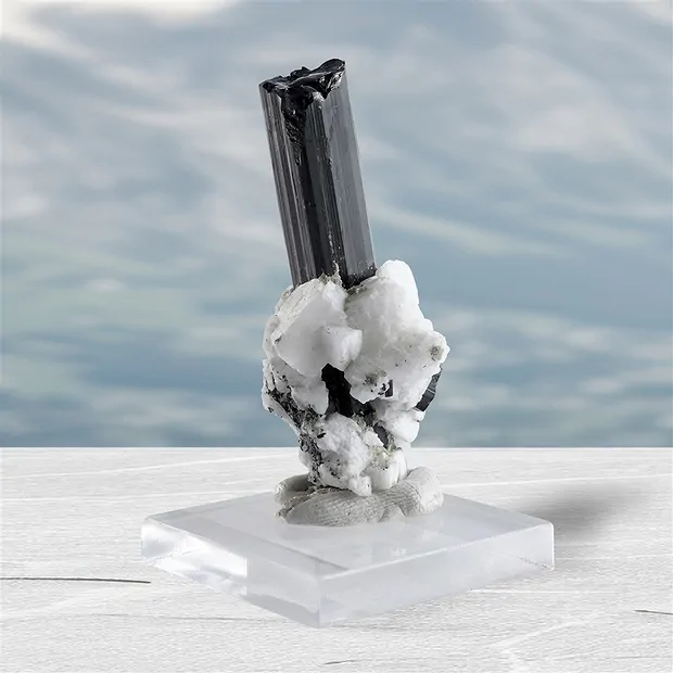 Schorl di cristallo (Skardu), 4,5 cm, unico 023 | Marco Schreier