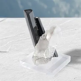 Cristal Schorl (Skardu), 4,5cm, Pièces uniques 024 | Marco Schreier