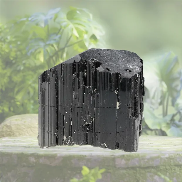 Schorl di cristallo grezzo, 6,5 cm, unico 041 | Marco Schreier