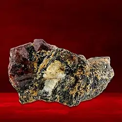 2806162010 Zircone (giacinto) su matrice unica 010 | grossista gemme e pietre curative