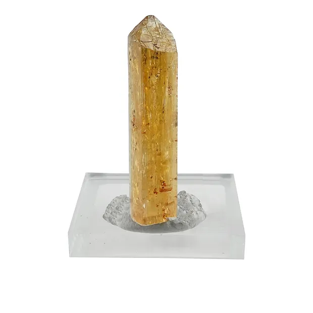 Cristal Topaze impériale, 4,1cm, Pièces uniques 010 | Marco Schreier