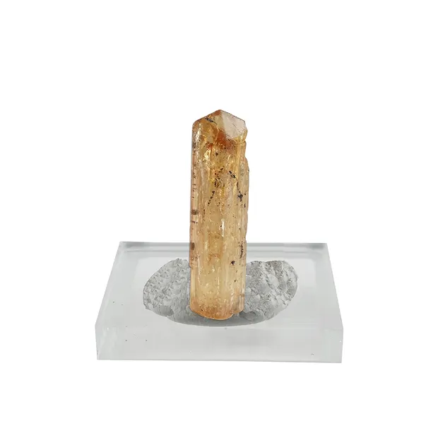 Cristal Topaze impériale, 3,2cm, Pièces uniques 017 | Marco Schreier