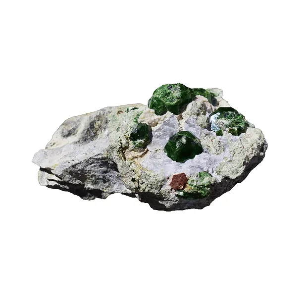 Demantoid cluster unique 001 | wholesale supplier gems, healing stones & jewelry