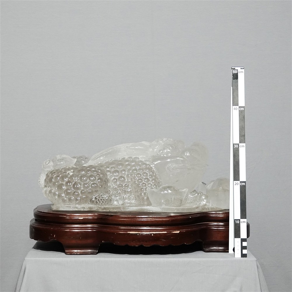 Gravur Bergkristall Frosch Unikat 001 | Edelsteine, Heilsteine & Schmuck-Handel