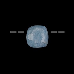 2811022040 Trommelstein poliert facettiert Aquamarin gebohrt Unikat 040 | Marco Schreier