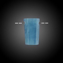 2811022051 Crystal polished Aquamarine drilled unique 051 | gems, healing stones & jewelry