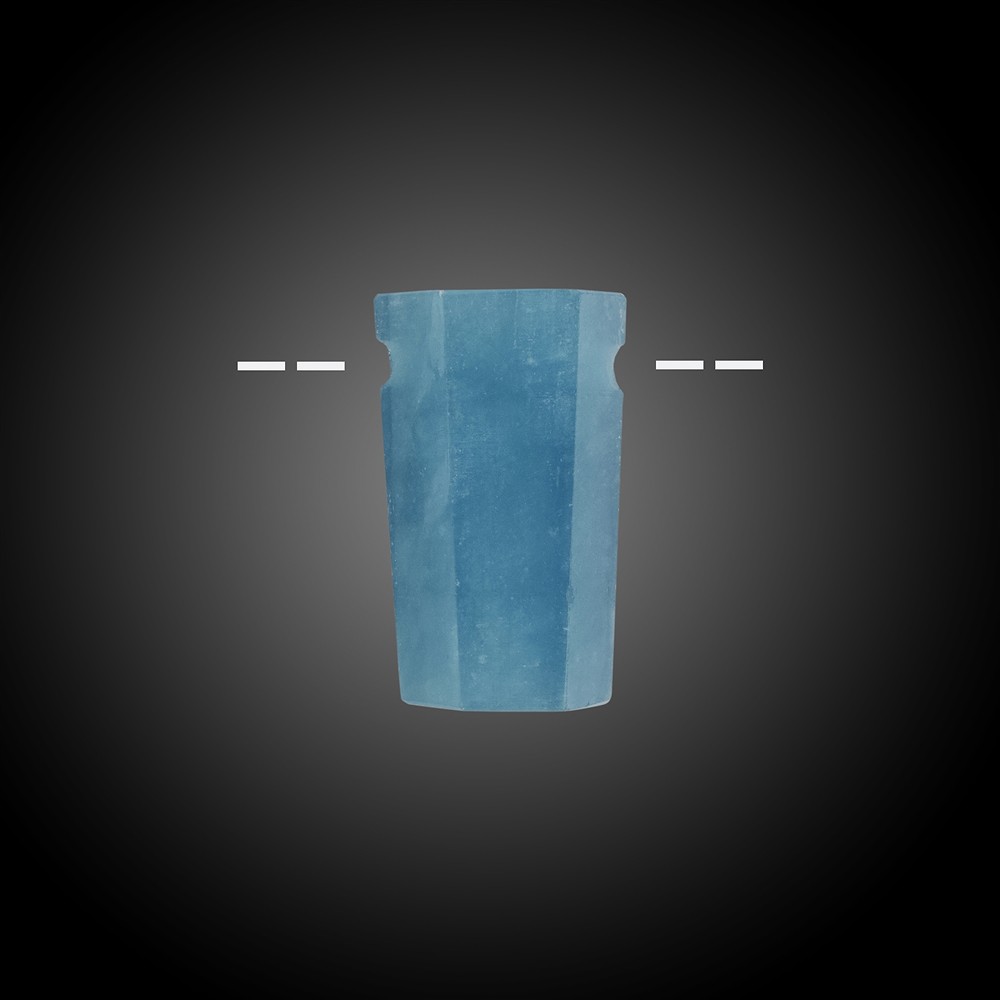 Crystal polished Aquamarine drilled unique 051 | gems, healing stones & jewelry