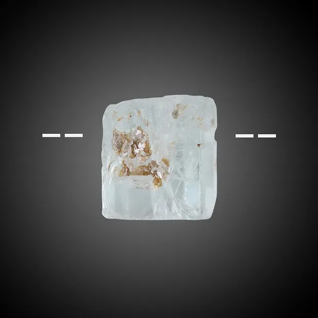 Rohkristall Aquamarin gebohrt Unikat 054 | GH Edelsteine, Heilsteine & Schmuck