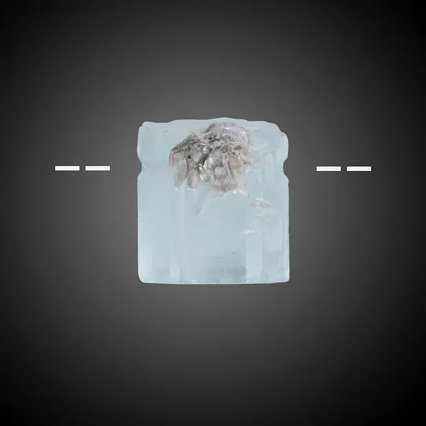 Rohkristall Aquamarin gebohrt Unikat 055 | GH Edelsteine, Heilsteine & Schmuck