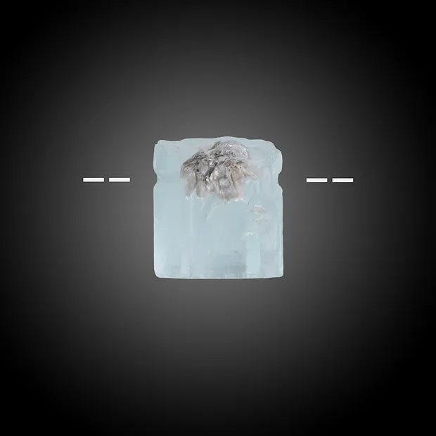 Rohkristall Aquamarin gebohrt Unikat 055 | GH Edelsteine, Heilsteine & Schmuck