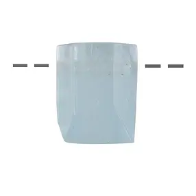 Freeform poliert facettiert Aquamarin gebohrt Unikat 062 | Marco Schreier