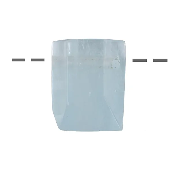 Freeform polished faceted Aquamarine drilled unique 062 | Marco Schreier