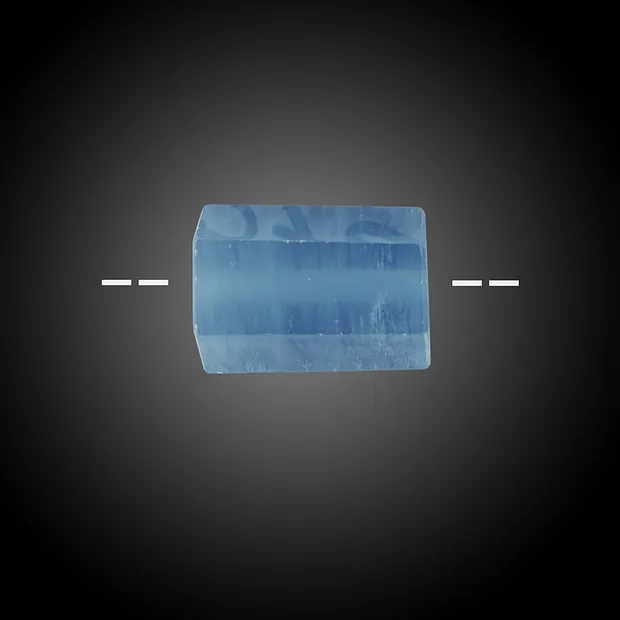 Kristall poliert Aquamarin gebohrt Unikat 072 | Edelsteine, Heilsteine & Schmuck