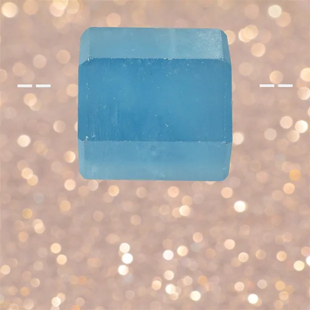 Kristall poliert Aquamarin gebohrt Unikat 083 | Edelsteine, Heilsteine & Schmuck