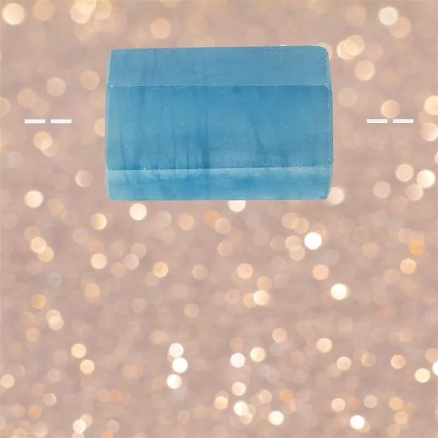 Aguamarina pulida cristal perforada única 085 | Marco Schreier