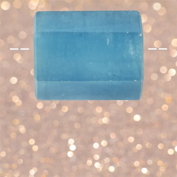 Aguamarina pulida cristal perforada única 088 | Marco Schreier