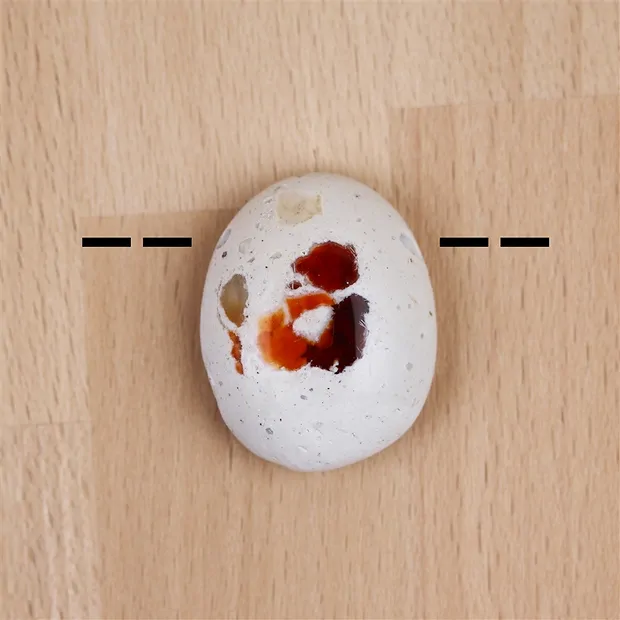 Cabochon Feueropal gebohrt Unikat 004 | Edelsteine, Heilsteine & Schmuck-Handel
