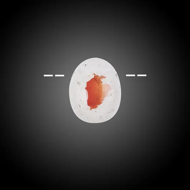 Cabochon gebohrt Feueropal Unikat 057 | Edelsteine, Heilsteine & Schmuck-Handel