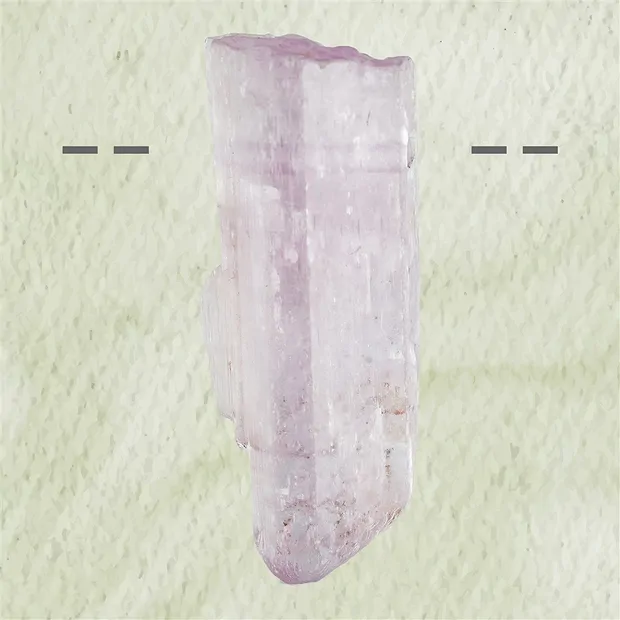 Cristal Kunzite perforado único 029 | Marco Schreier