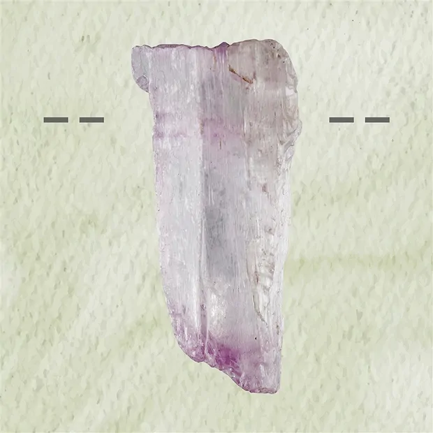 Crystal Kunzite drilled unique 034 | wholesaler gems, healing stones & jewelry