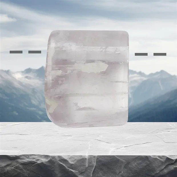 Kunzite polished drilled, unique 040 | wholesaler gems, healing stones & jewelry