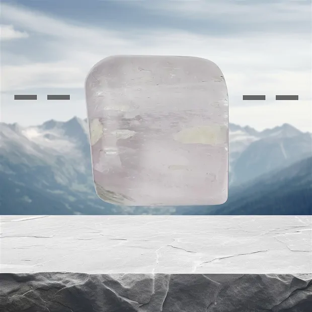 Kunzite pulida perforada, única 045 | Marco Schreier