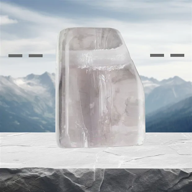 Kunzite lucida forata, unico 050 | Gemme Schreier, pietre curative e gioielli