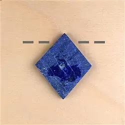 2811104006 Cabochon brut/poli Lapis-lazuli percé Pièces uniques 006 | Marco Schreier