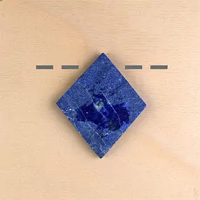 Cabochon grezzo/lucido di Lapislazzuli forato unico 006 | Marco Schreier