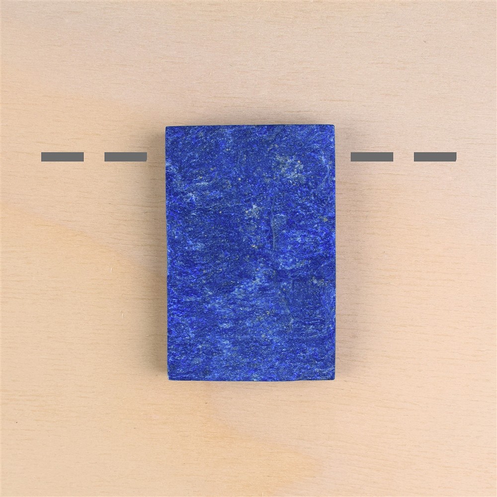 Cabochon roh/poliert Lapis Lazuli gebohrt Unikat 010 | Marco Schreier
