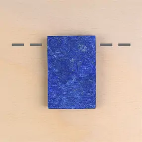Cabochon rough/polished Lapis Lazuli drilled unique 010 | Marco Schreier