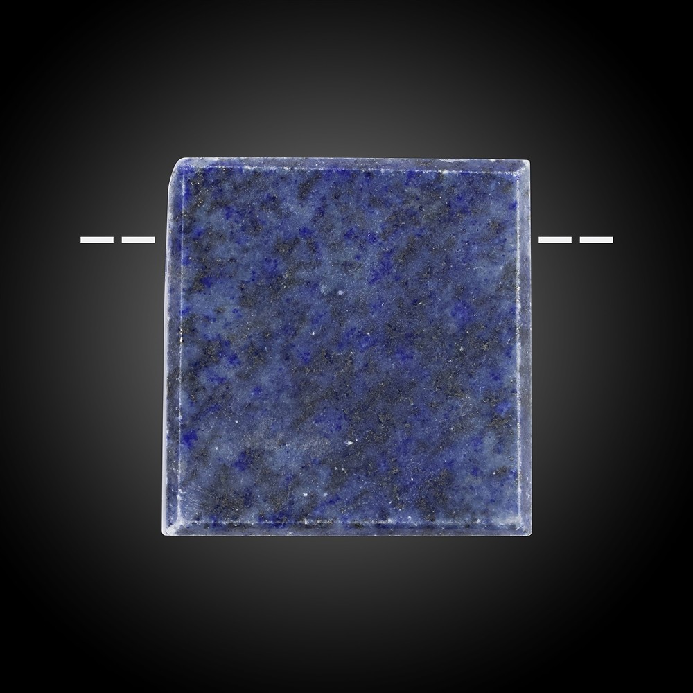 Cabochon brut/poli Lapis-lazuli percé Pièces uniques 026 | Marco Schreier