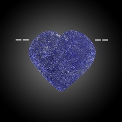 2811104036 Cabochon rough/polished Lapis Lazuli drilled unique 036 | Marco Schreier