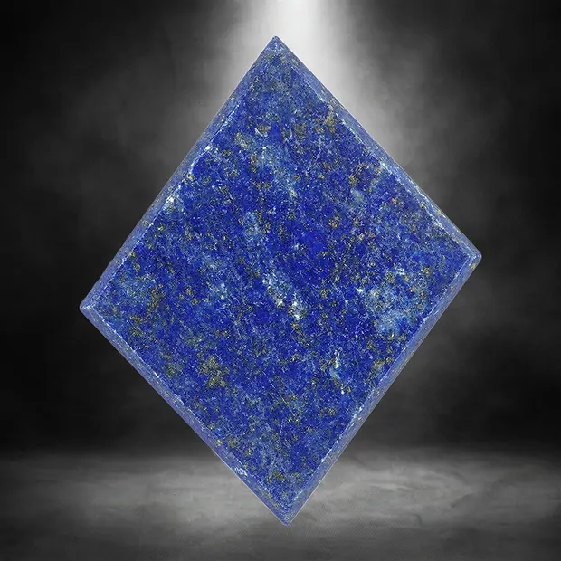 Cabochon roh/poliert Lapis Lazuli gebohrt Unikat 042 | Marco Schreier