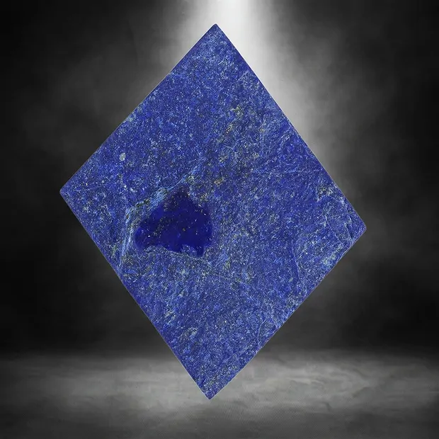 Cabochon roh/poliert Lapis Lazuli gebohrt Unikat 042 | Marco Schreier
