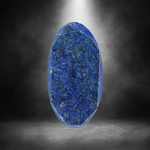 Cabochon rough/polished Lapis Lazuli drilled unique 044 | Marco Schreier