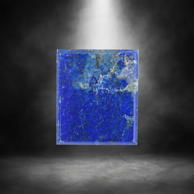 Cabochon rough/polished Lapis Lazuli drilled unique 050 | Marco Schreier