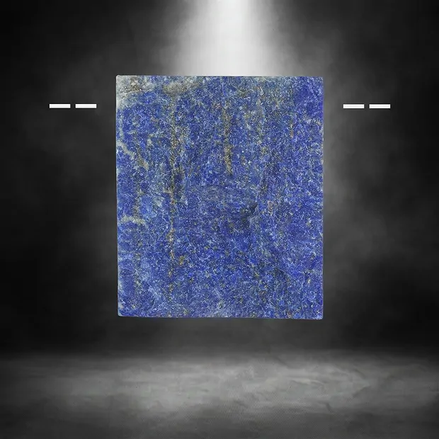 Cabochon roh/poliert Lapis Lazuli gebohrt Unikat 050 | Marco Schreier