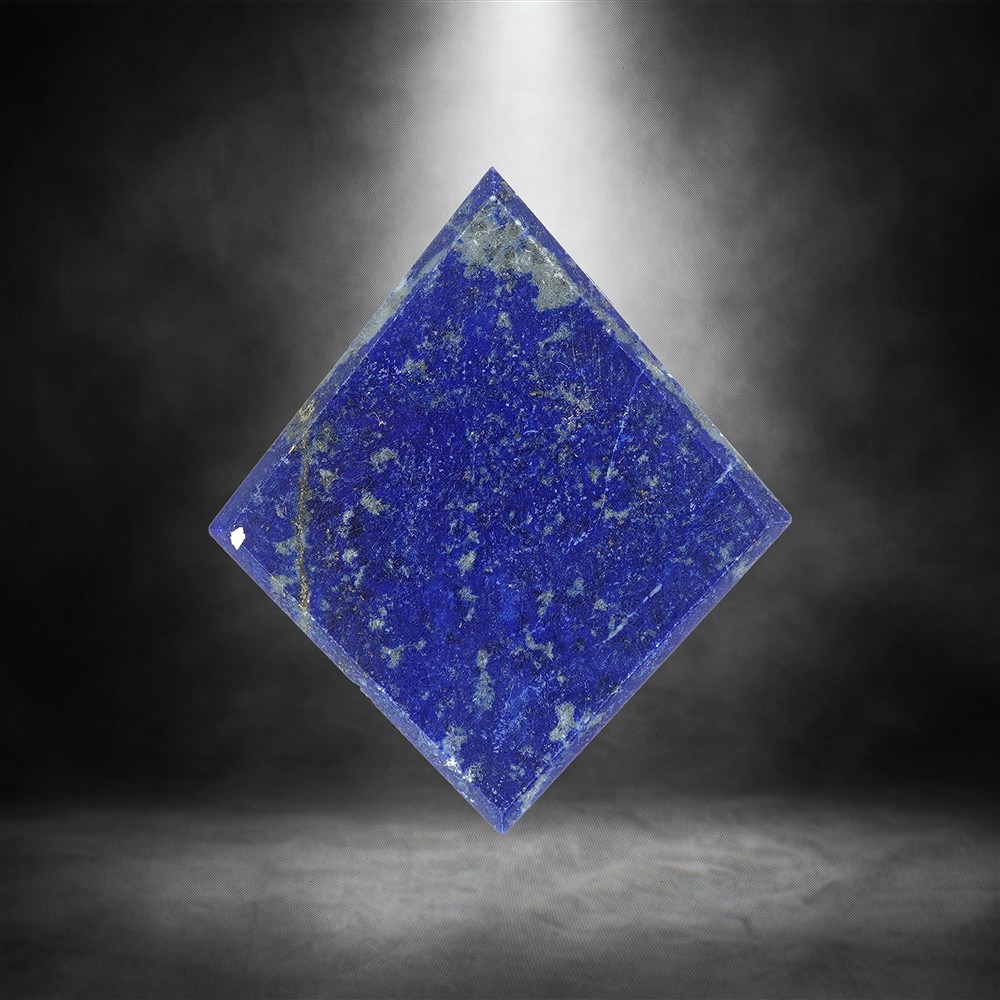 Cabochon grezzo/lucido di Lapislazzuli forato unico 051 | Marco Schreier