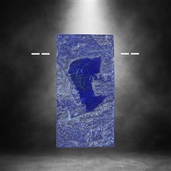 2811104053 Cabochon roh/poliert Lapis Lazuli gebohrt Unikat 053 | Marco Schreier