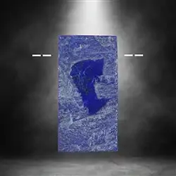 2811104053 Cabochon roh/poliert Lapis Lazuli gebohrt Unikat 053 | Marco Schreier