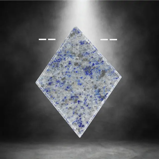 Cabochon roh/poliert Lapis Lazuli gebohrt Unikat 054 | Marco Schreier
