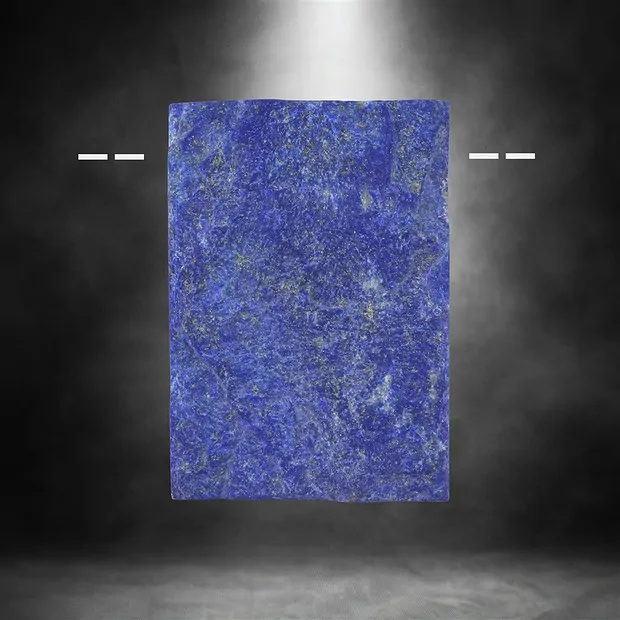 Cabochon brut/poli Lapis-lazuli percé Pièces uniques 055 | Marco Schreier