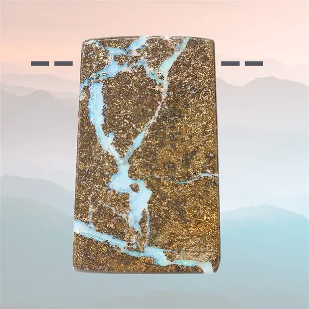 Opale de boulder Australie percée Pièces uniques 304 | Marco Schreier