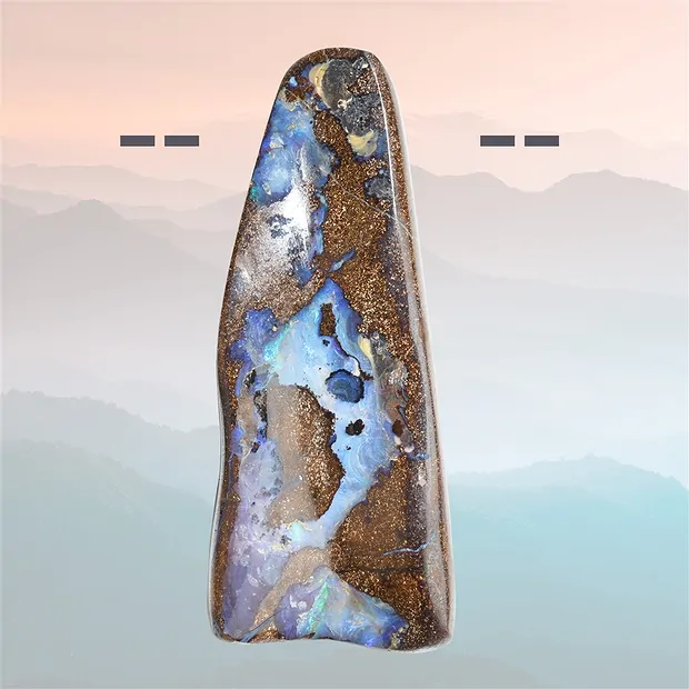 Boulder Opal Australia drilled unique 307 | wholesaler gems & healing stones