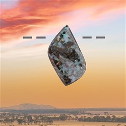 2811120327 Opale de boulder Australie percée Pièces uniques 327, 4,0cm | Marco Schreier