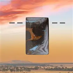 2811120330 Boulder-Opal Australien gebohrt Unikat 330, 3,7cm | Marco Schreier