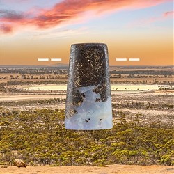 2811120347 Boulder-Opal Australien gebohrt Unikat 347, 2,7cm | Marco Schreier