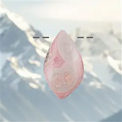 2811130003 Rhodochrosit gebohrt, 6,0cm, Unikat 003 | GH Edelsteine, Heilsteine & Schmuck