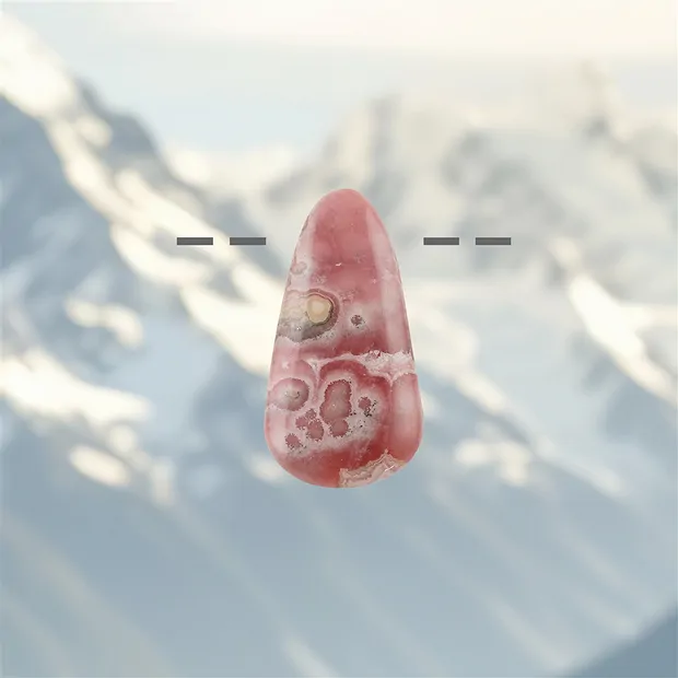 Rodocrosite forata, 4,7 cm, unico 004 | grossista gemme e pietre curative